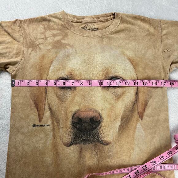The Mountain Kids Tie-Dye Yellow Lab T-shirt Size Large Y2K 2011 - Picture 3 of 7